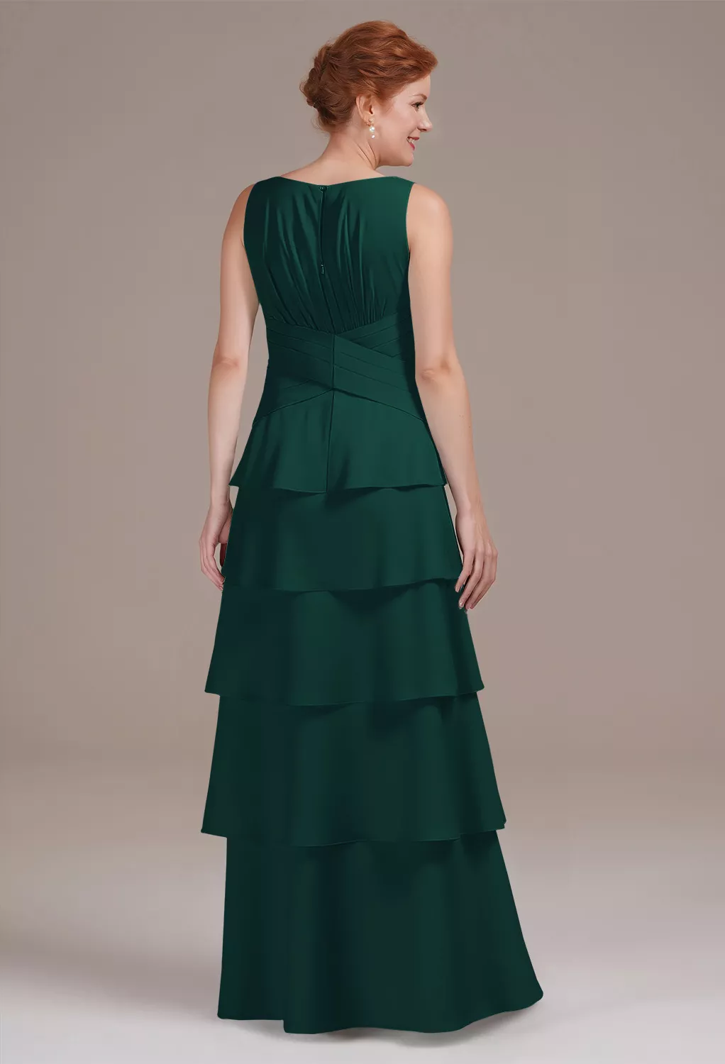 AW Addie Hunter Green  Mother of the Bride Dresses